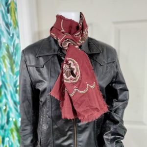 Oscar De La Renta Spring/ Fall Cotton Blend Scarf Unisex